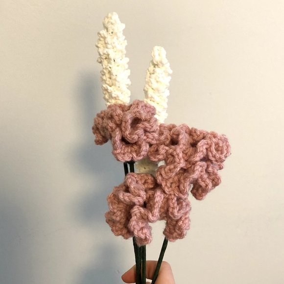 Crochet Flowers Bouquet - Pink and White - Picture 1 of 4